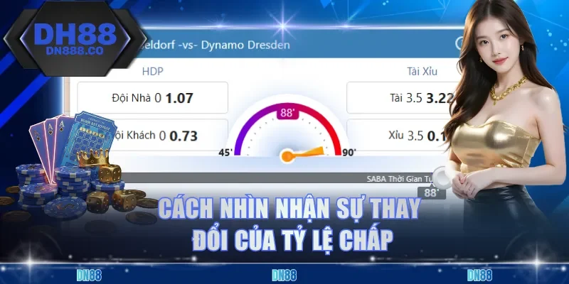 Cách nhìn nhận sự thay đổi của tỷ lệ chấp