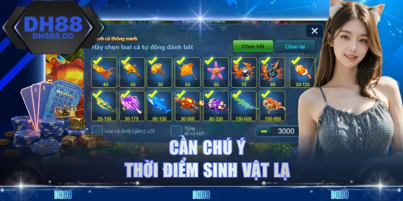 Cần chú ý thời điểm sinh vật lạ