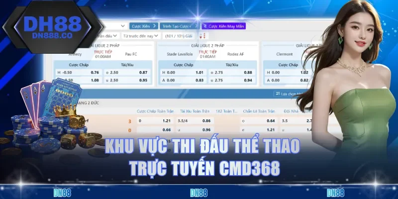 Khu vực thi đấu thể thao trực tuyến CMD368