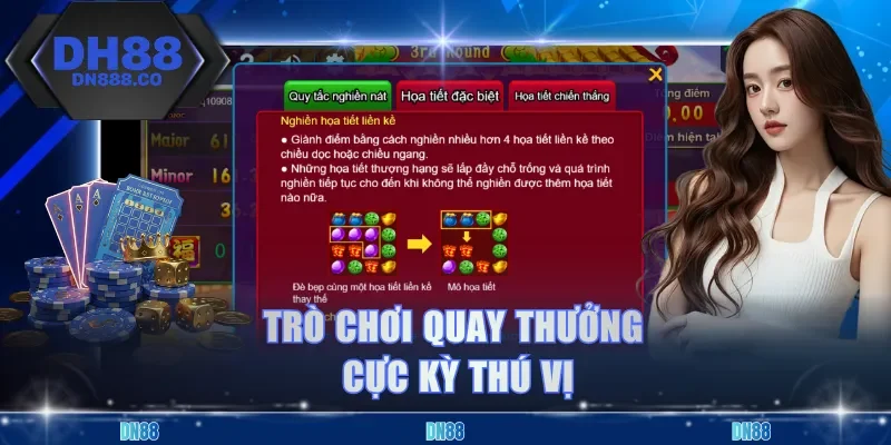 Trò chơi quay thưởng cực kỳ thú vị